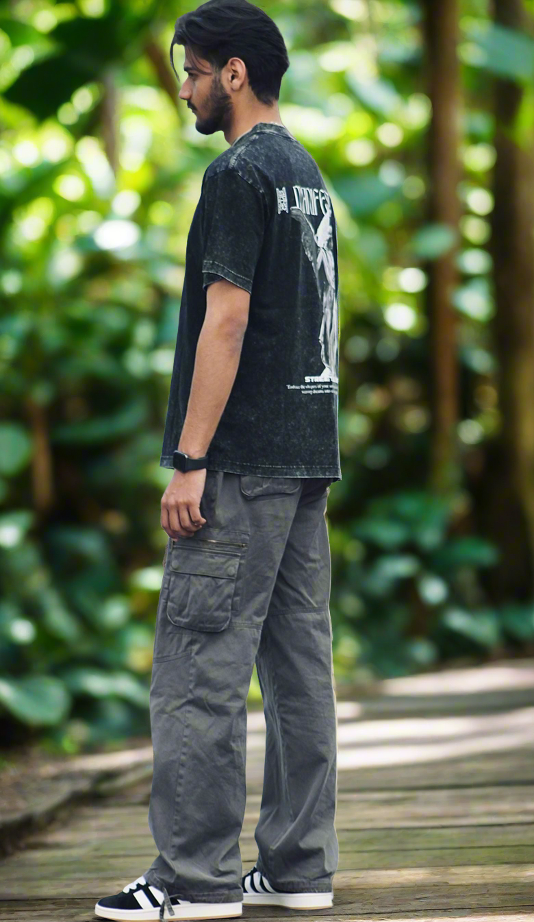 MANIFEST UNISEX STONEWASHED T-SHIRT