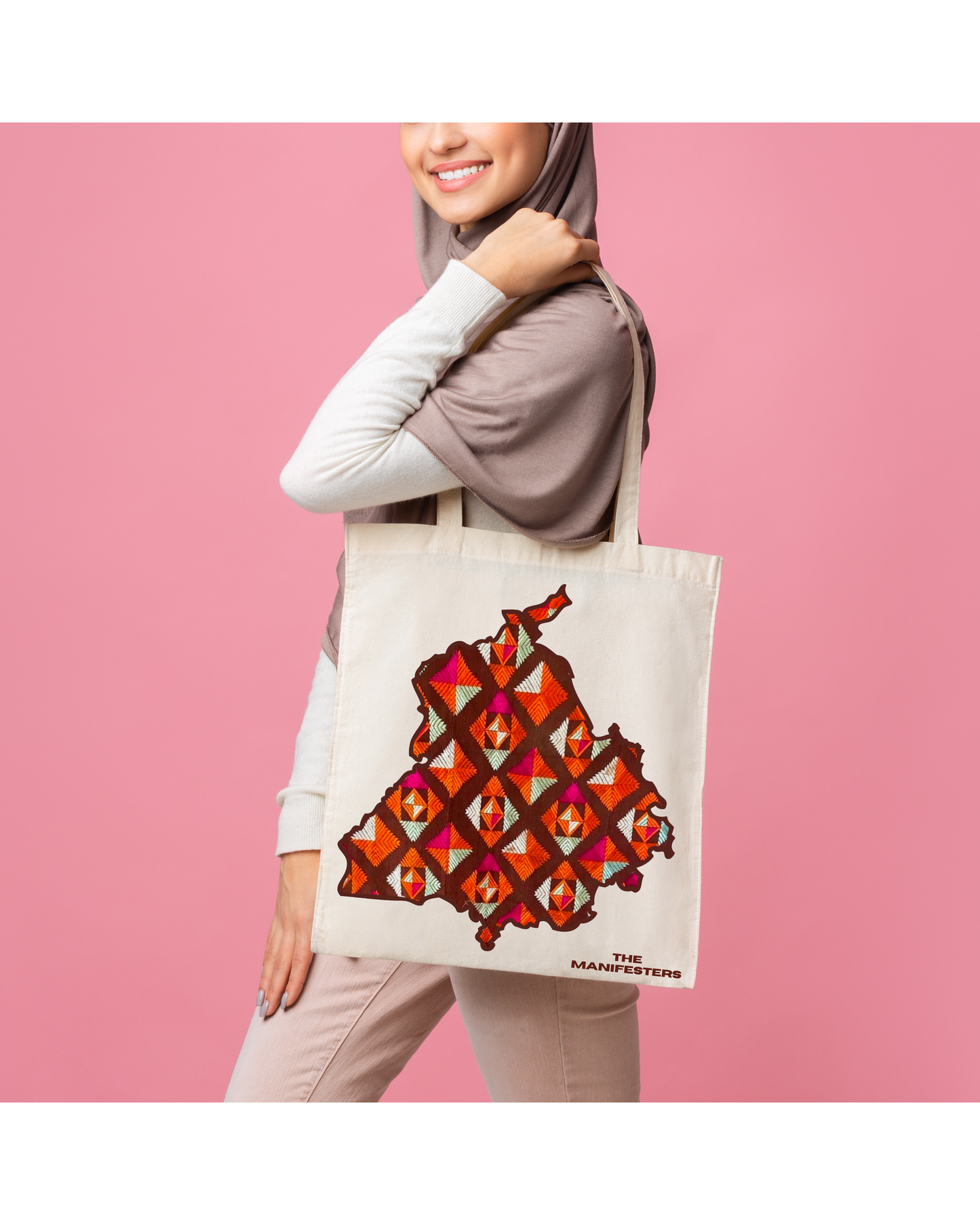 PHULKARI TOTE BAG