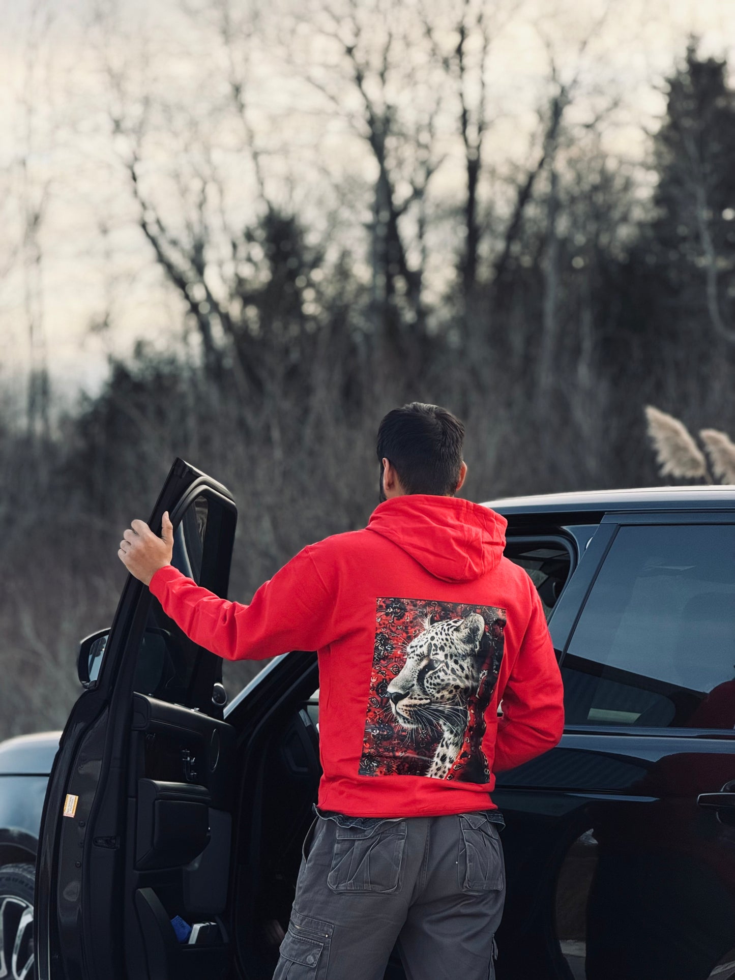 RED TIGER UNISEX HOODIE