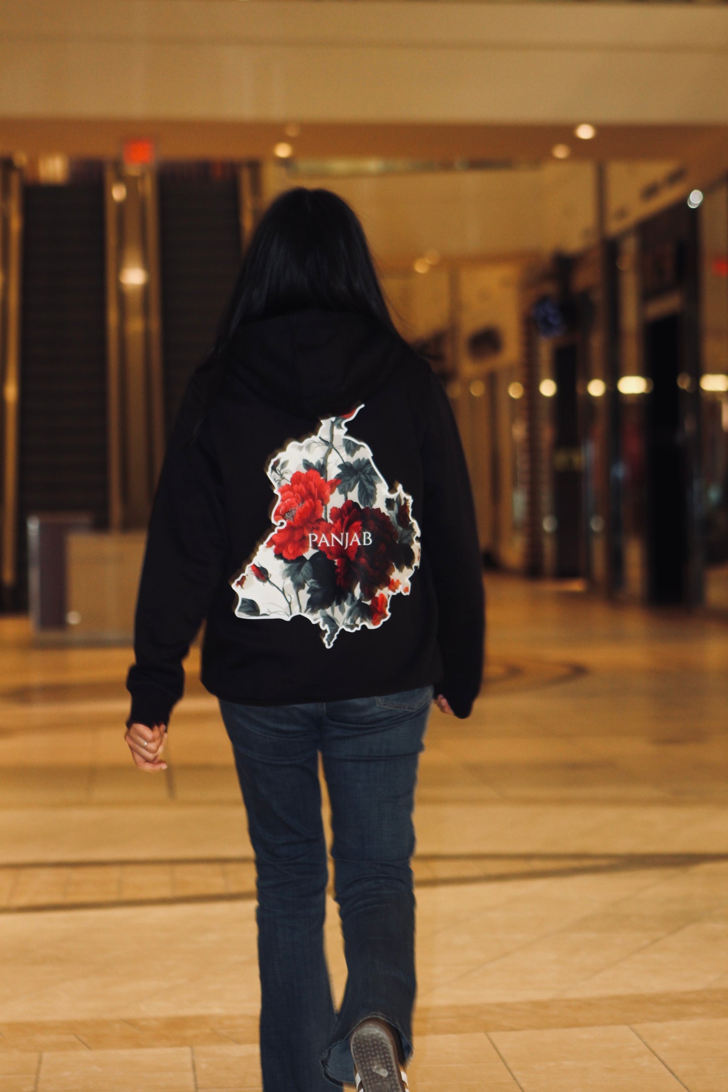 ROSE PANJAB UNISEX OVERSIZED HOODIE