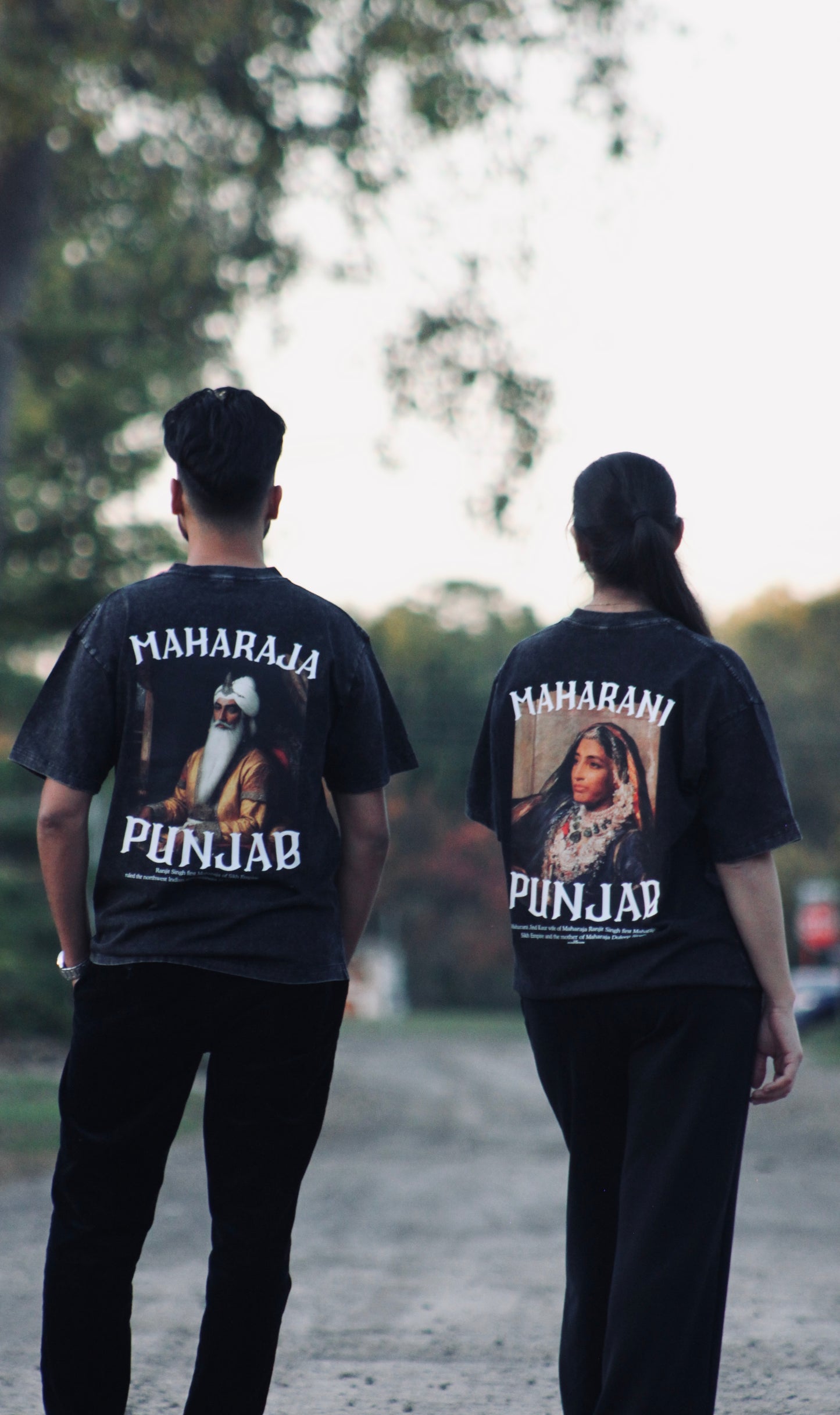 MAHARANI JIND KAUR STONE WASHED TEE