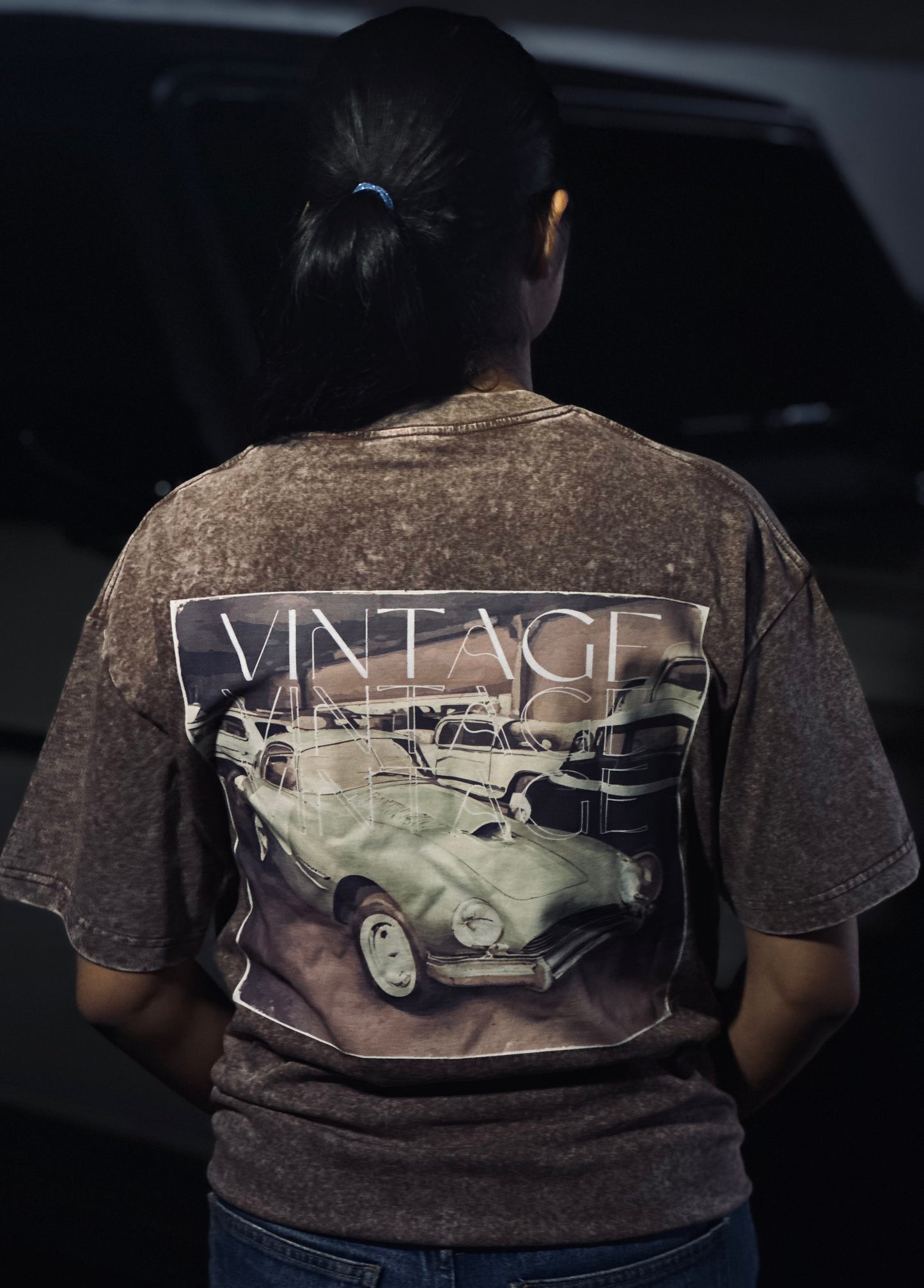 VINTAGE UNISEX STONEWASHED T-SHIRT