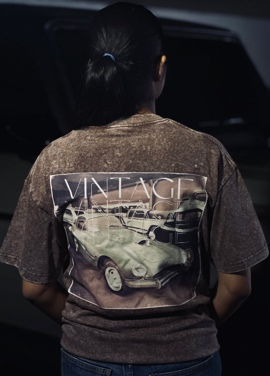 VINTAGE UNISEX STONEWASHED T-SHIRT