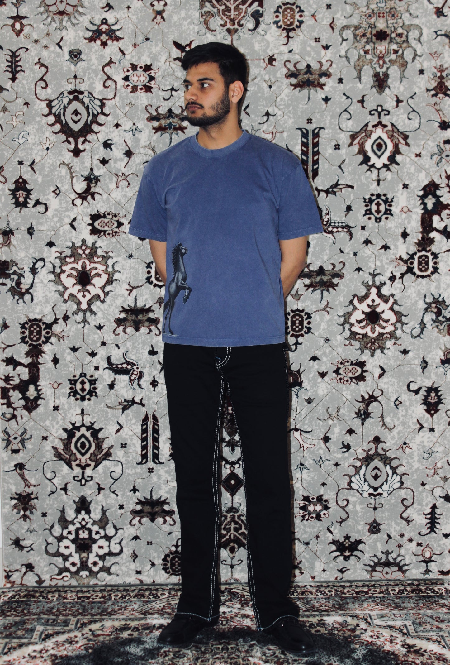 SIDHU BLUE STONE WASHED TEE