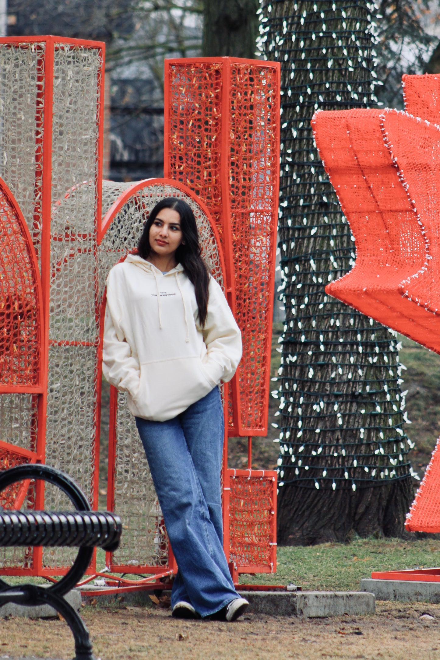 RED PANJAB UNISEX HOODIE