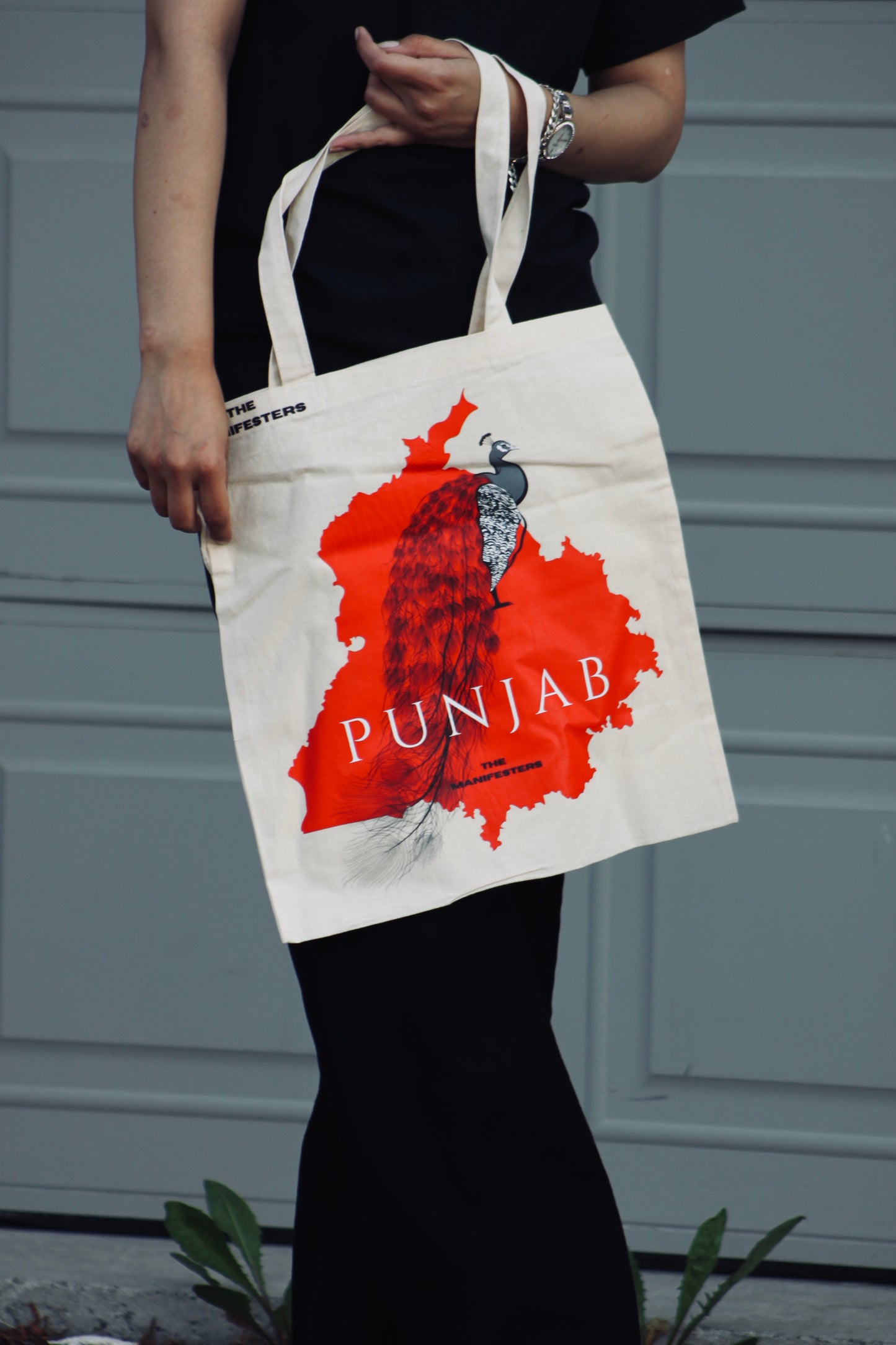 RED PUNJAB TOTE BAG