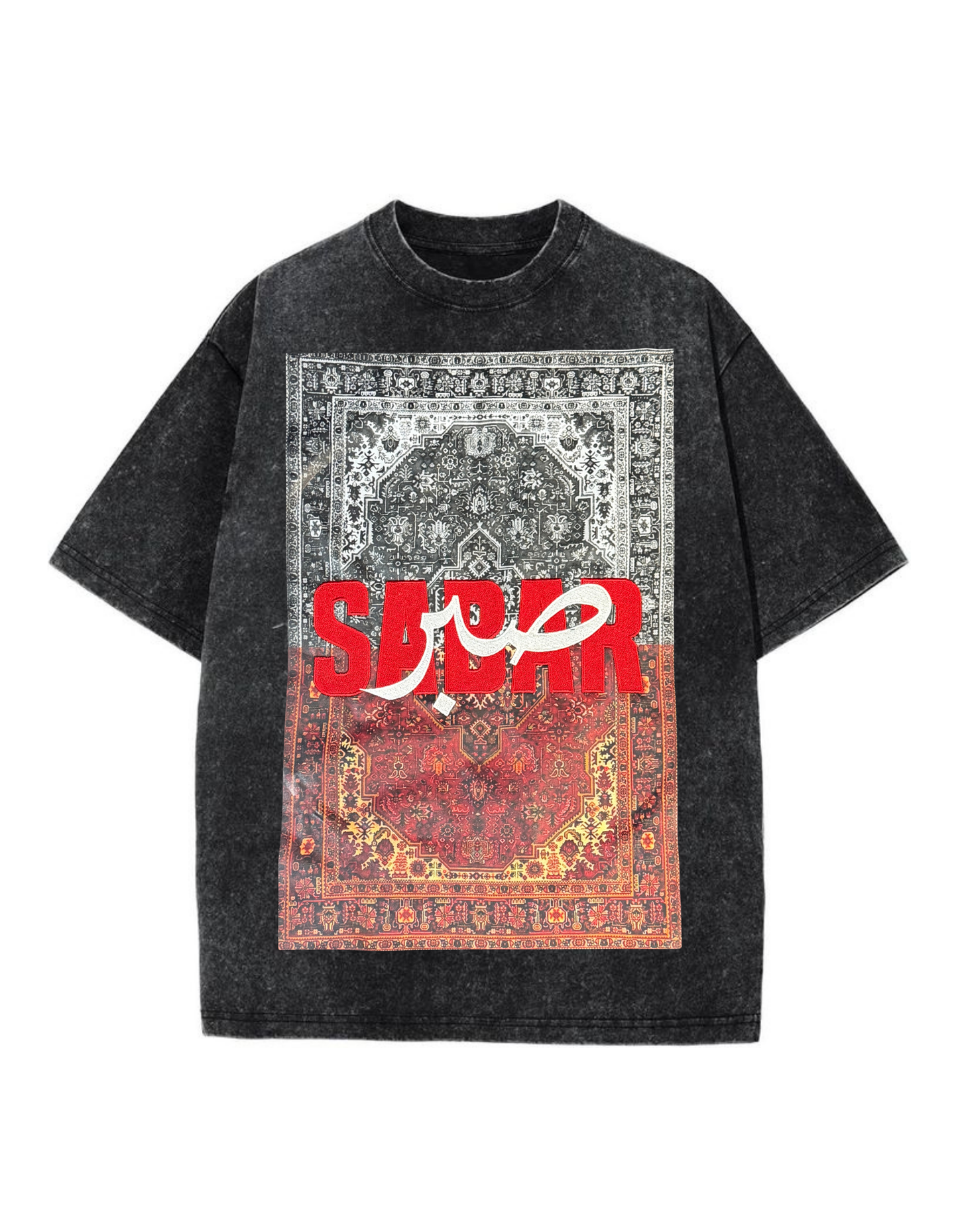 SABAR EMBROIDERED AND PRINTED TEE
