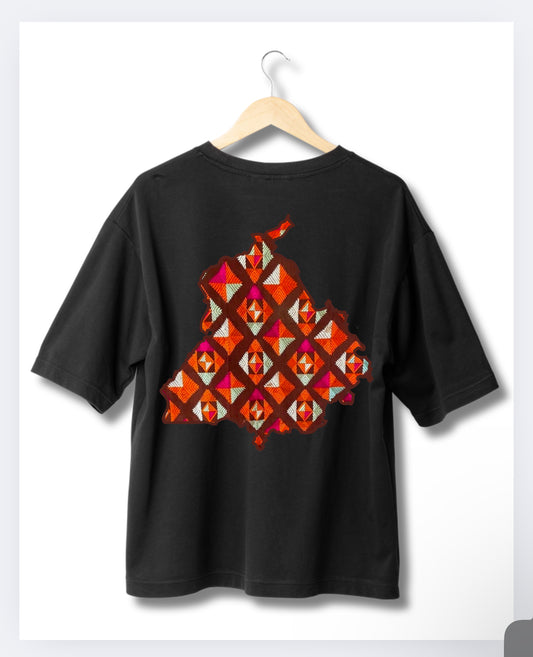 PHULKARI TSHIRT FOR WOMEN