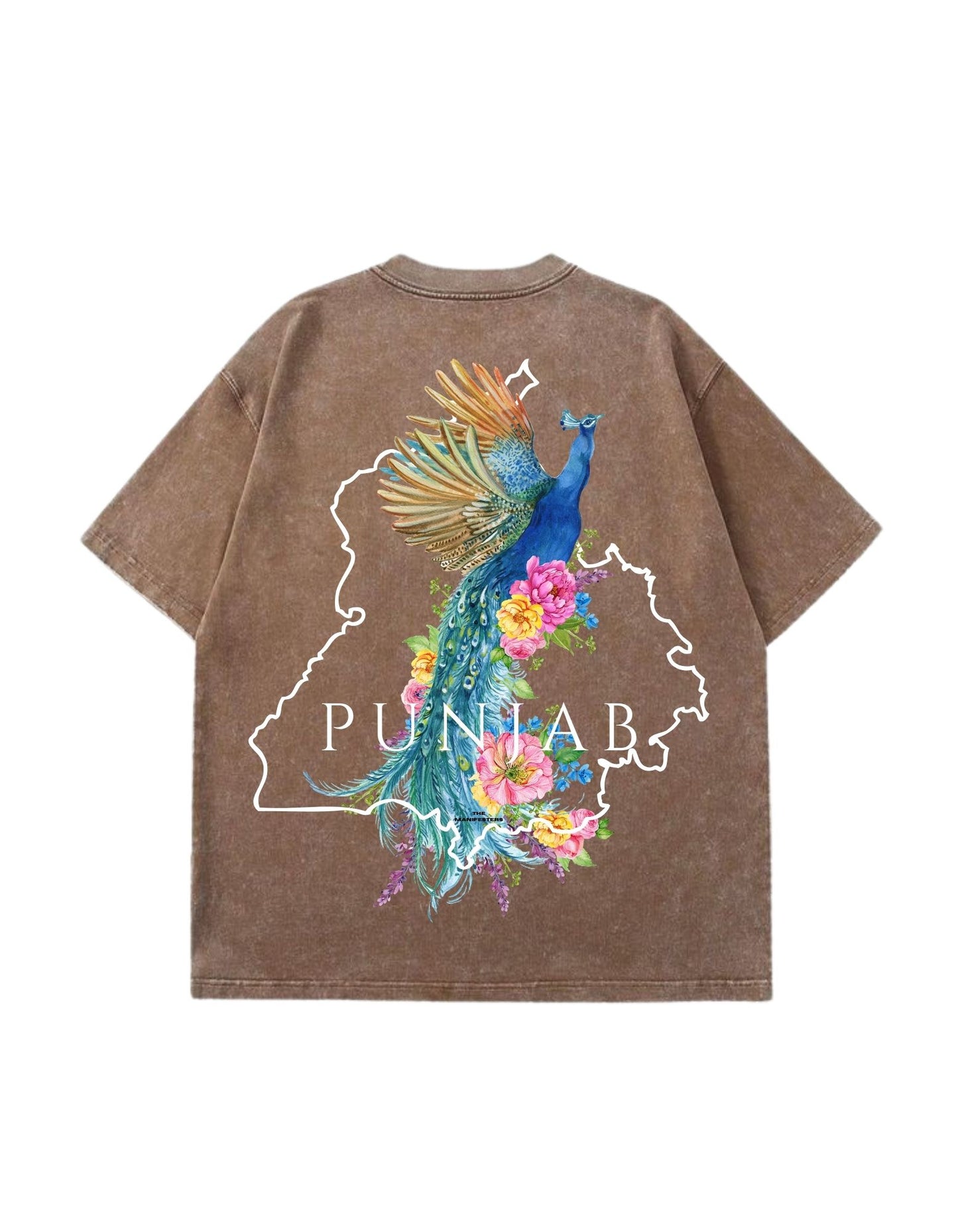 PEAFUL MORNI STONE WASHED TEE