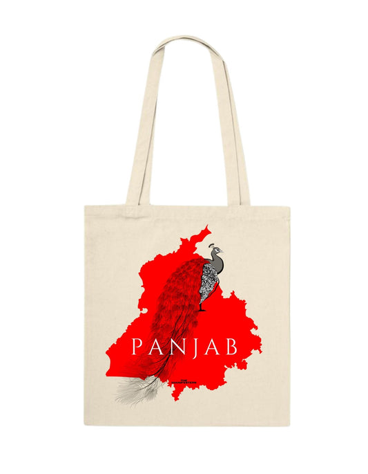RED PUNJAB TOTE BAG