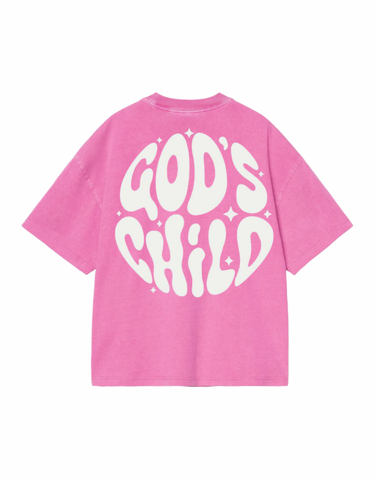 GOD'S CHILD PINK TEE