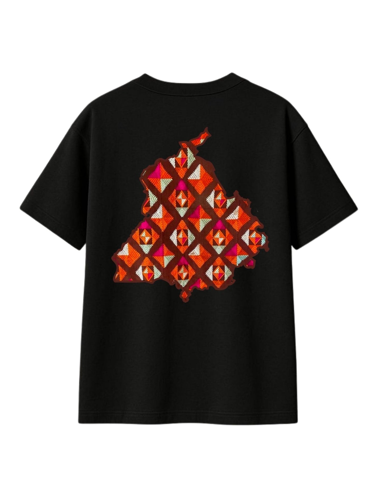 PHULKARI TSHIRT FOR WOMEN