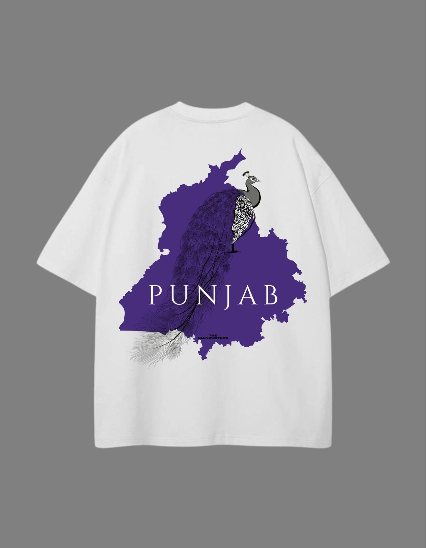 PURPLE PEACOCK UNISEX T-SHIRT