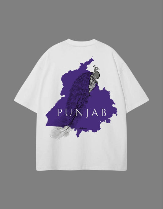 PURPLE PEACOCK UNISEX T-SHIRT