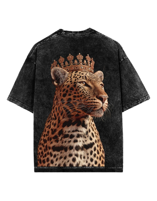 KING TIGER STONE WASHED TEE