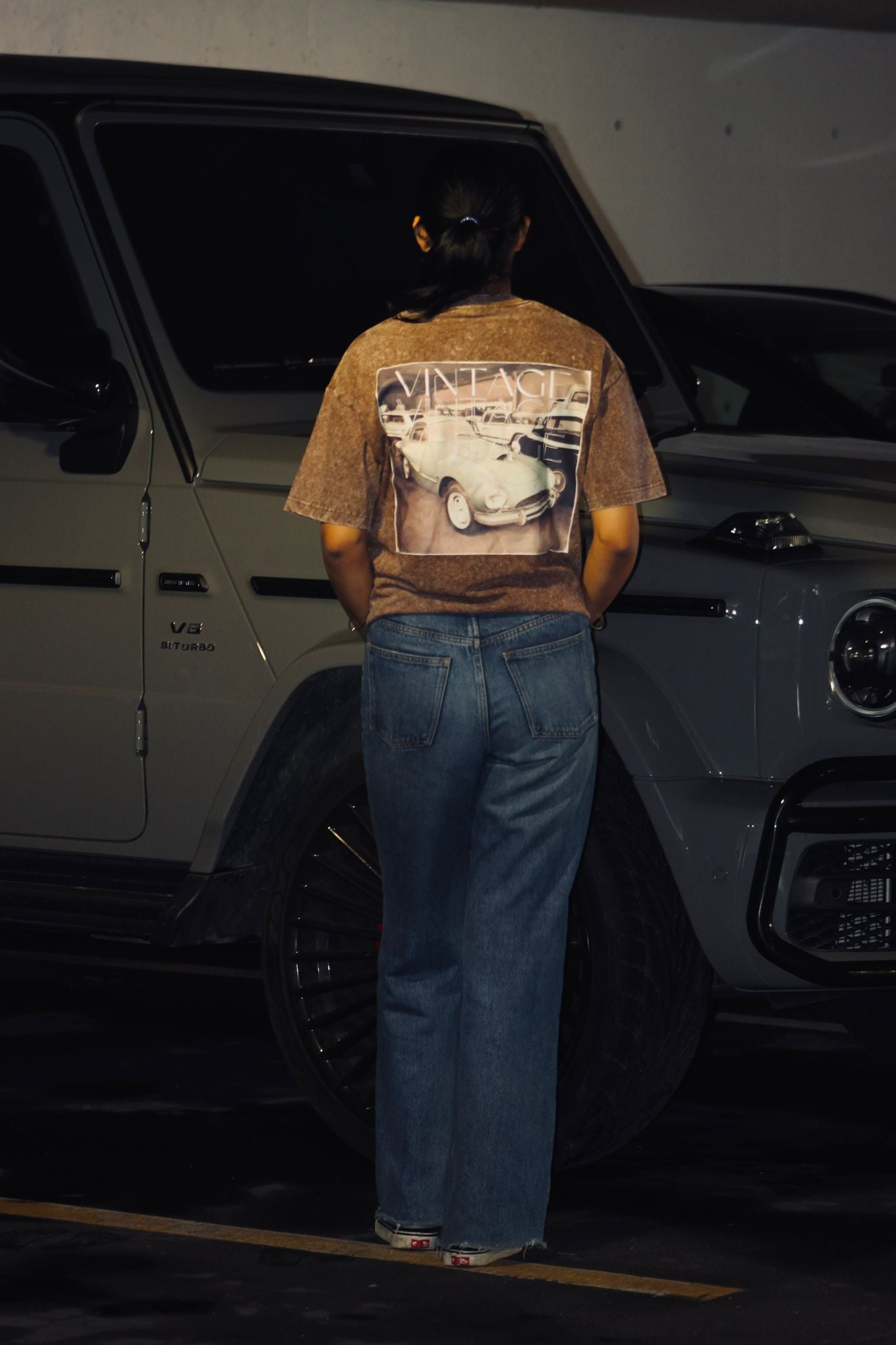 VINTAGE UNISEX STONEWASHED T-SHIRT